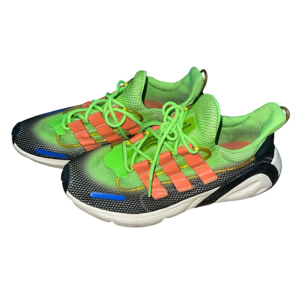 Adidas Green and Orange Sneakers